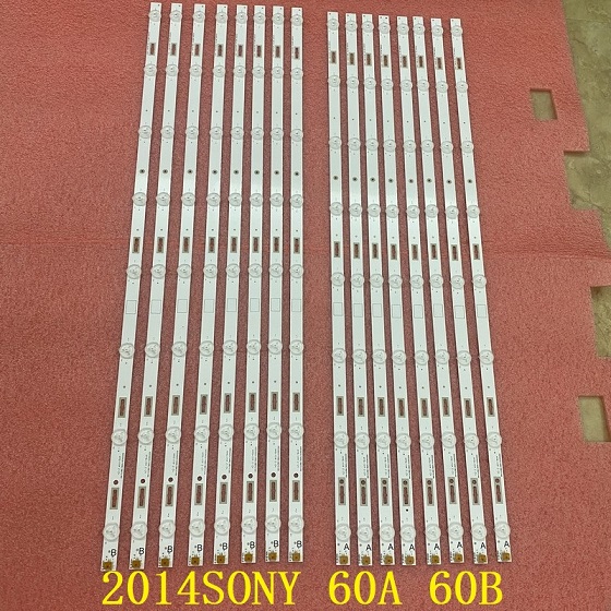 Kit 16pcs LED bar For SONY KDL-60W610B KDL-60W605B KDL-60W630B 2014SONY 60A 60B PU1 3228 08